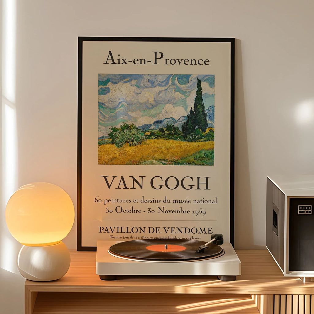 Van Gogh Aix-en-Provence Canvas Wall Art Print | Home Decor