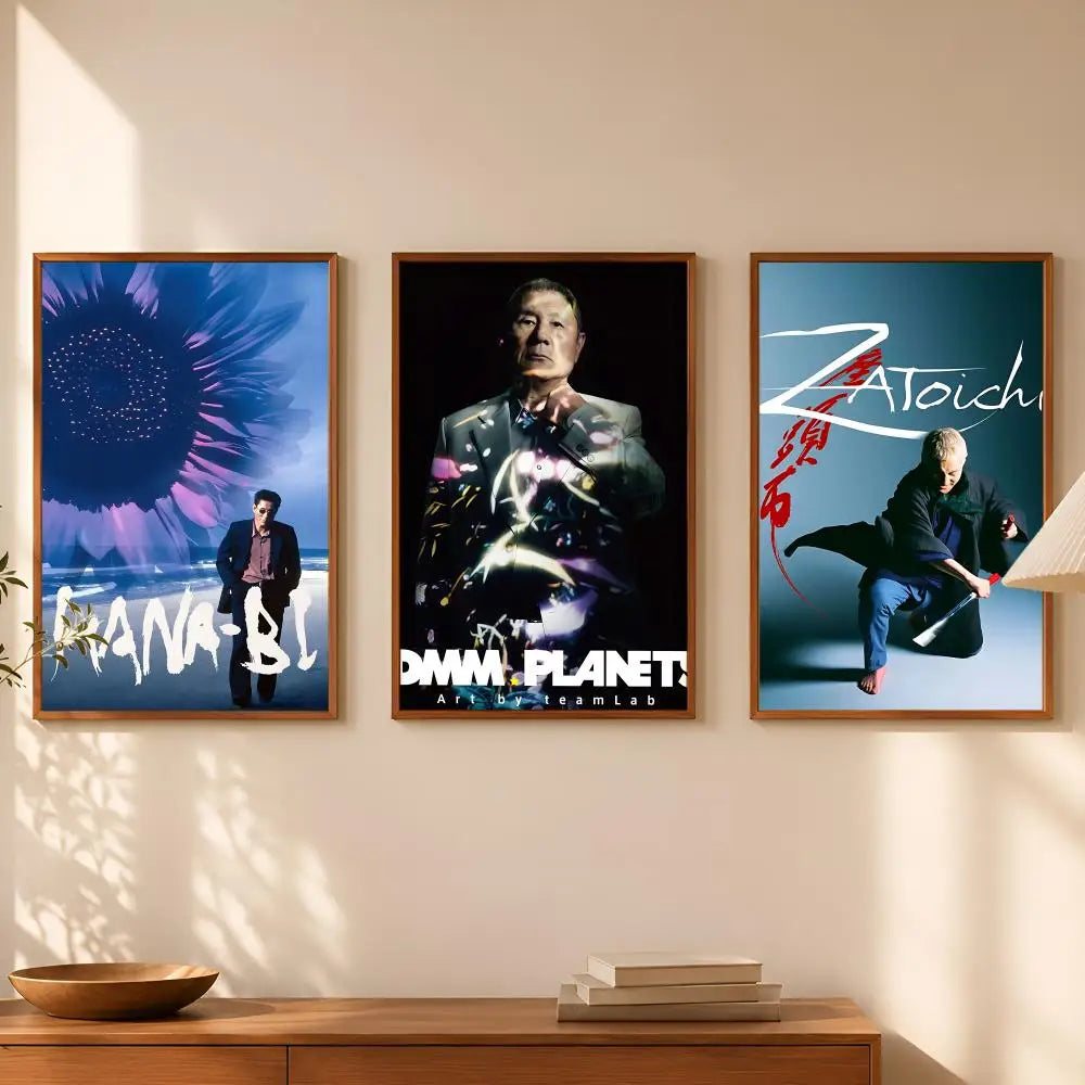 Takeshi Kitano HD Wall Art Poster – Self-Stick Waterproof