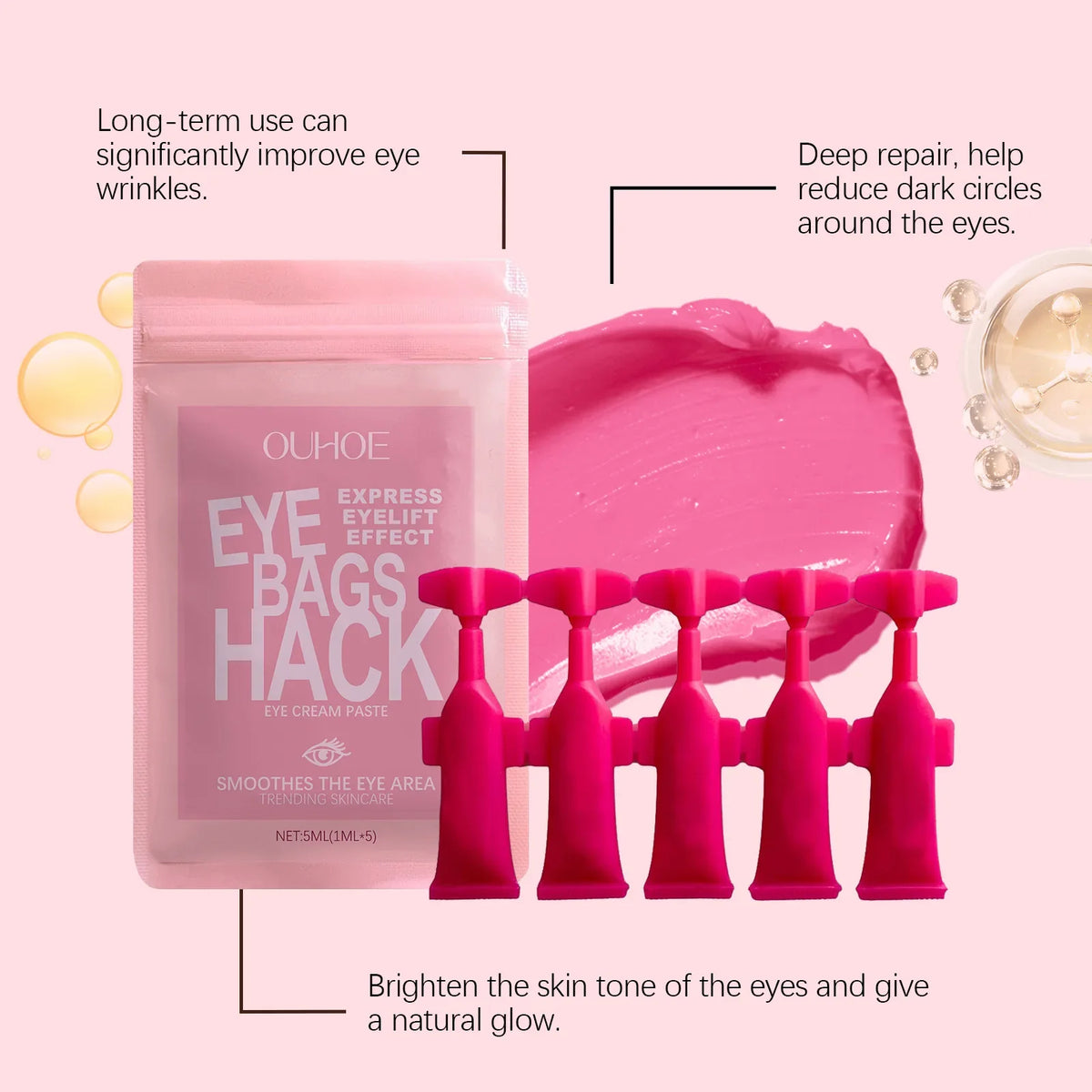 Ouhoe Anti-Wrinkle Eye Cream | Firming & Hydrating 5ml