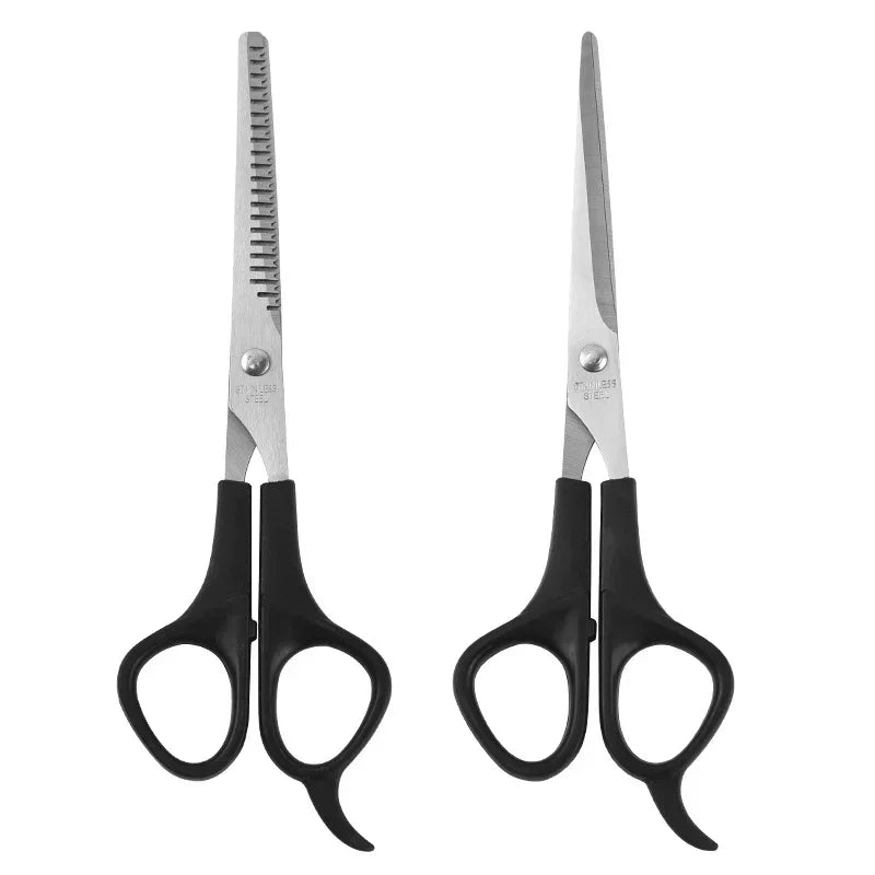 5-Piece Hairdressing Scissors Kit – 6" Cutting & Thinning Shears