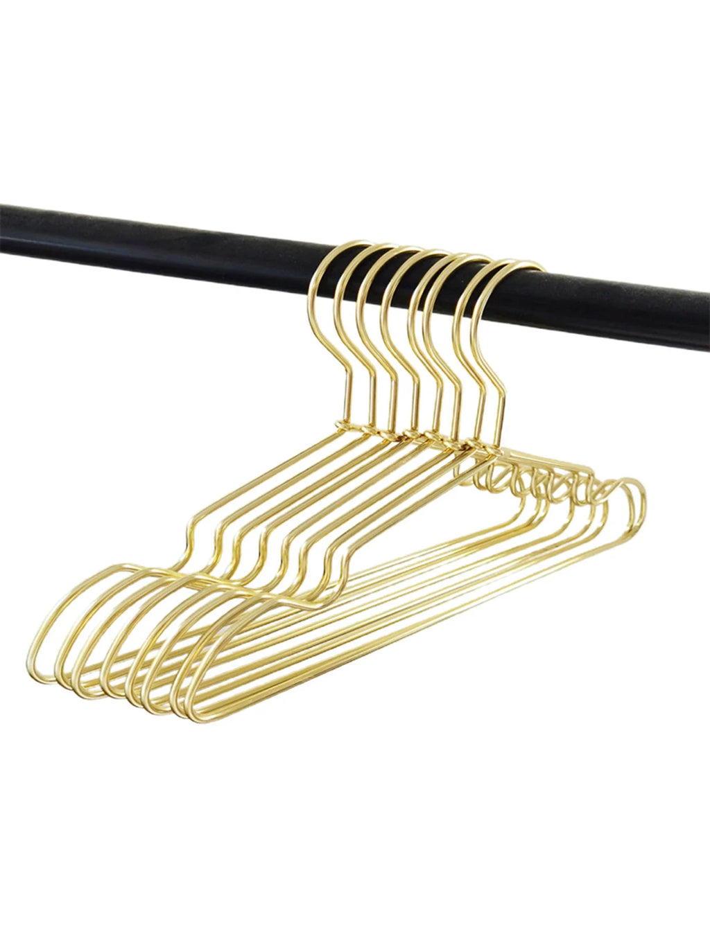10-Pack Aluminum Alloy Clothes Hangers – Silver & Gold