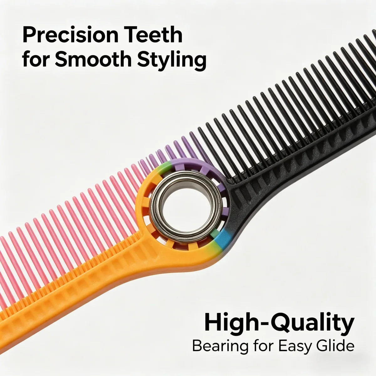 Professional Hair Cutting & Detangling Comb Set | Salon