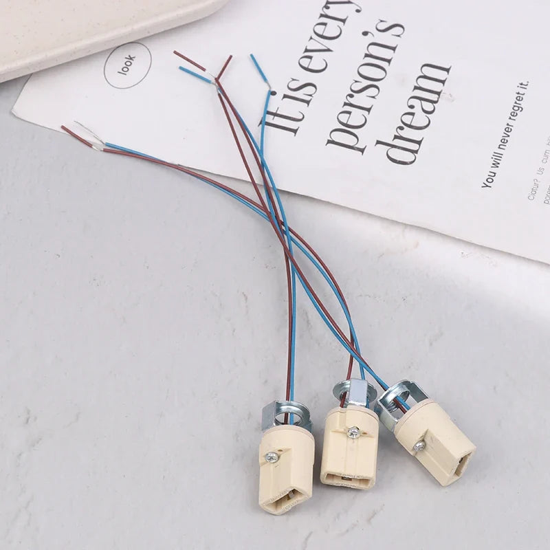G9 Ceramic Lamp Base Socket for LED & Halogen Bulbs 10/20 Pack