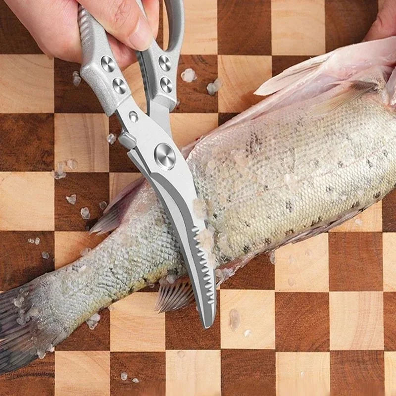 Multifunctional Kitchen Scissors – Heavy-Duty BBQ Shears