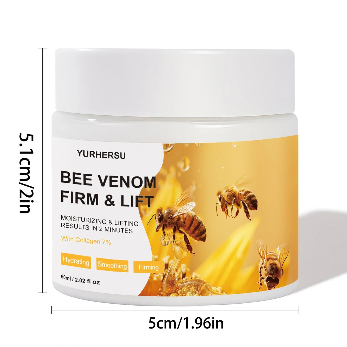 YURHERSU Bee Firming Face Cream 60ml – Smooth & Lift All Skin