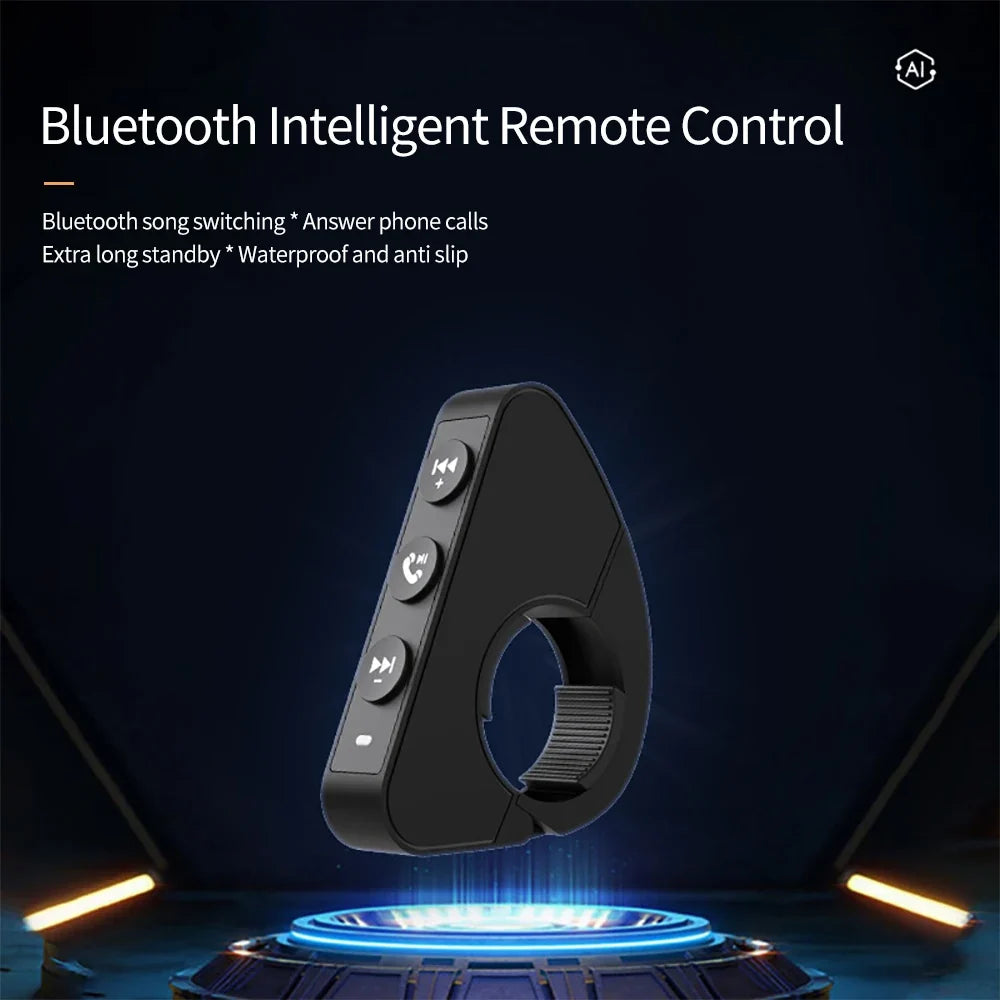 Waterproof Bluetooth Handlebar Remote – Bike & Motorcycle