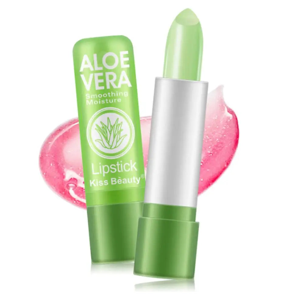 Aloe Vera Color-Changing Lipstick – Moisturizing Lip Balm 2pk