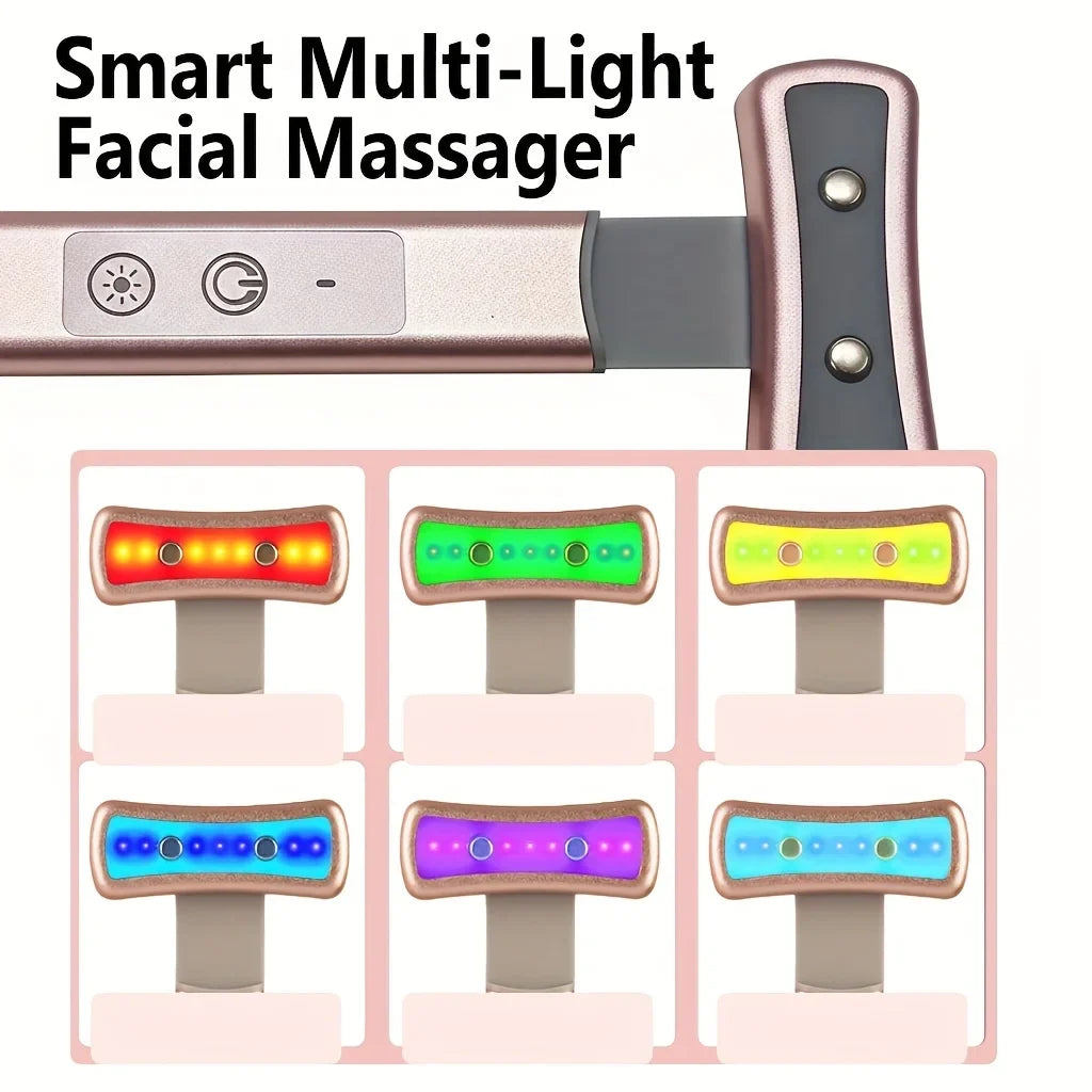 LED Facial Massager | Multi-Color Modes USB Rechargeable Skincare