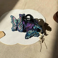 Chinese Butterfly Hair Claw Clip – Floral Tassel Hanfu Style