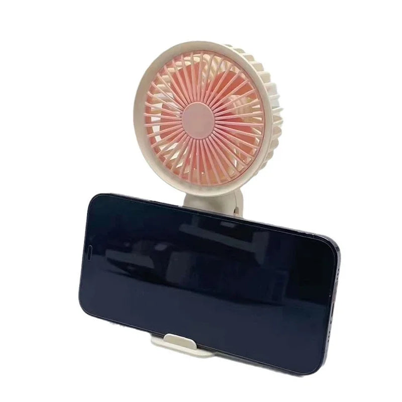 Lenovo Mini USB Rechargeable Portable Fan with Desktop Base