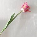 Luxury 3D Parrot Tulip Branch Real Touch Artificial Flowers Wedding