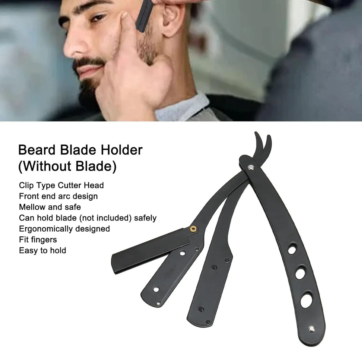 Men's Folding Straight Razor – Sharp Stainless Steel Blade