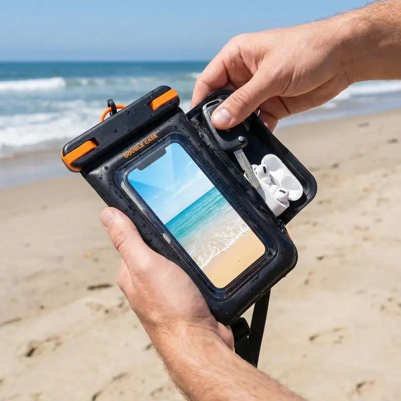 IPX8 Floating Waterproof Phone Pouch | Dry Bag Beach & Pool