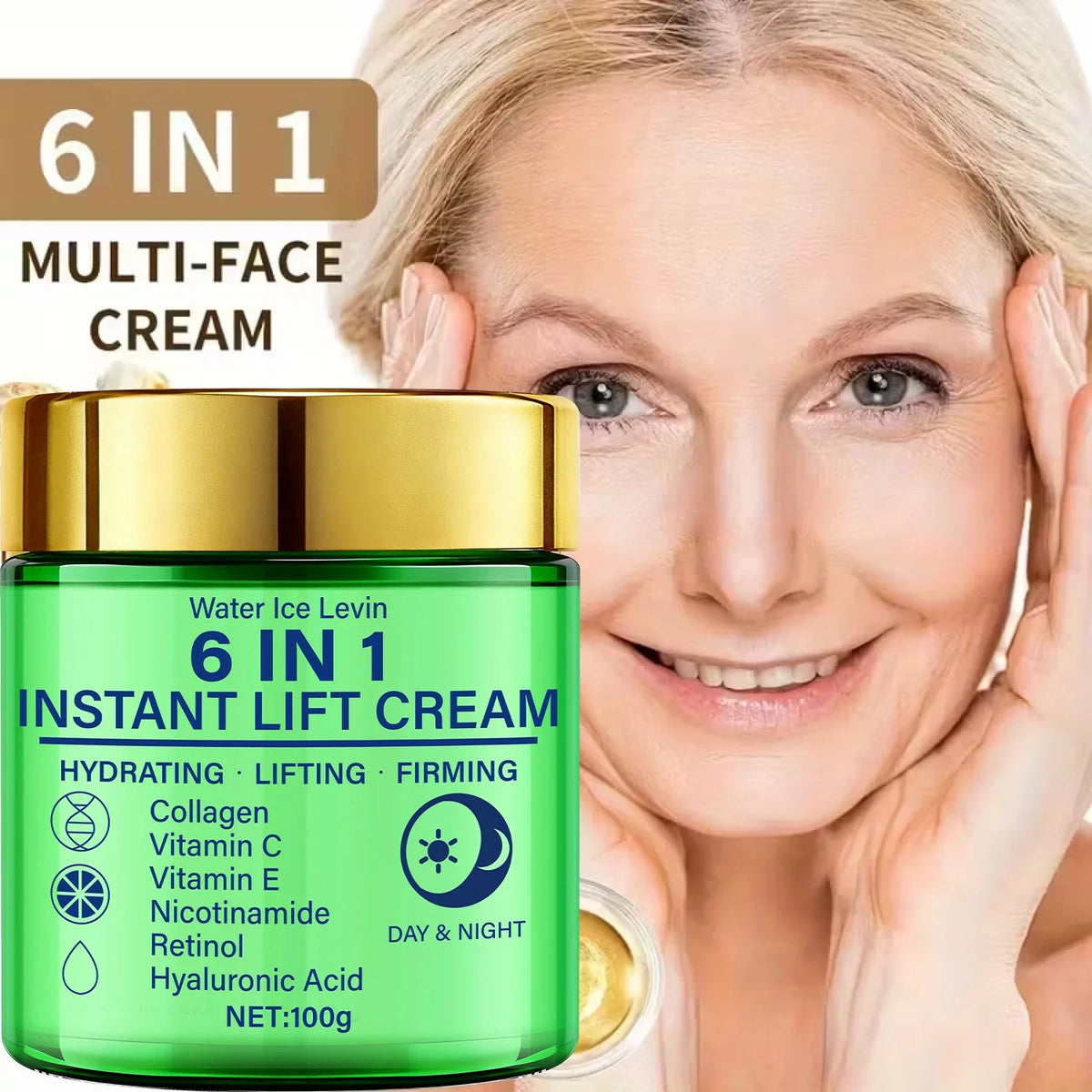 6-in-1 Collagen & Retinol Face Cream – Firming & Hydrating