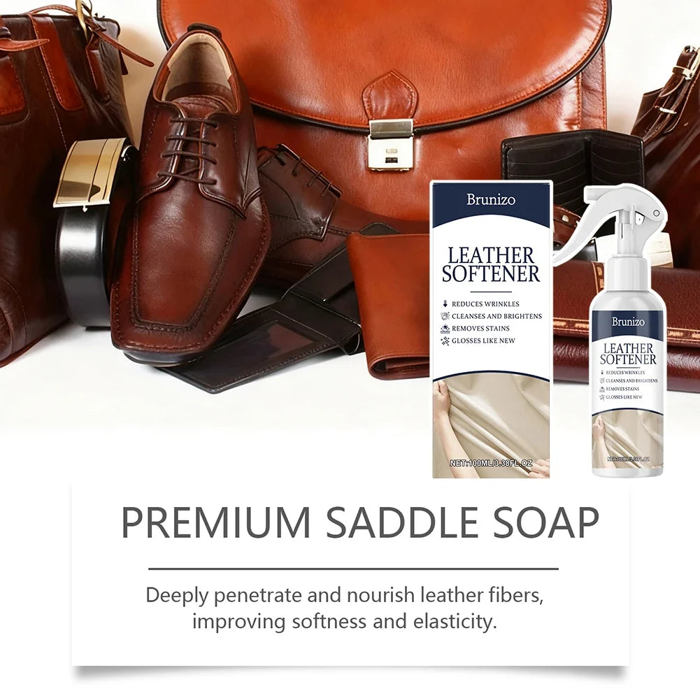 Premium Leather Conditioner & Softener – Moisturizes 100ml