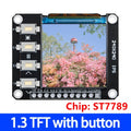 TFT Color LCD Module SPI 0.96–1.8" ST7735 ST7789 | 4-Key