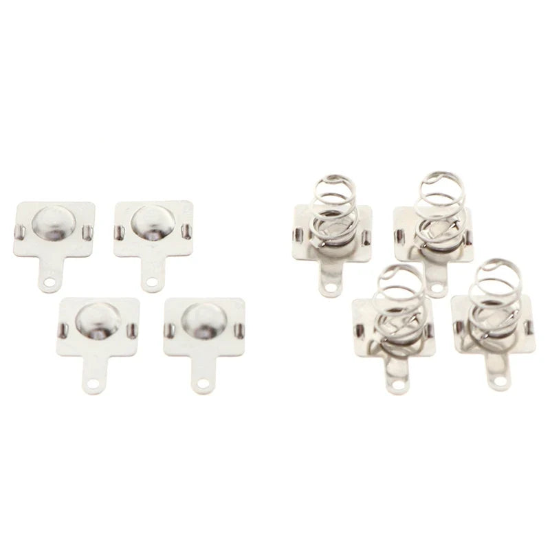 10 Pairs AA AAA Battery Spring Contact Replacement Plates – Metal