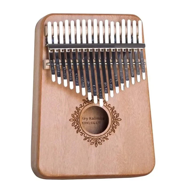 Kalimba 17 Keys Thumb Piano Wood Mahogany Mbira Body Afircan Sanza