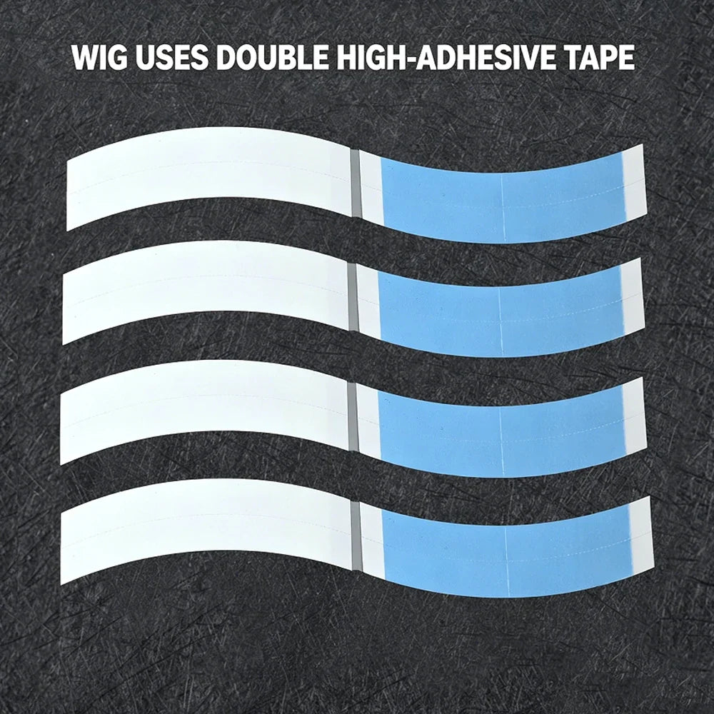 36Pcs Double-Sided Wig Tape Waterproof C-Shape Strips for Lace Wigs