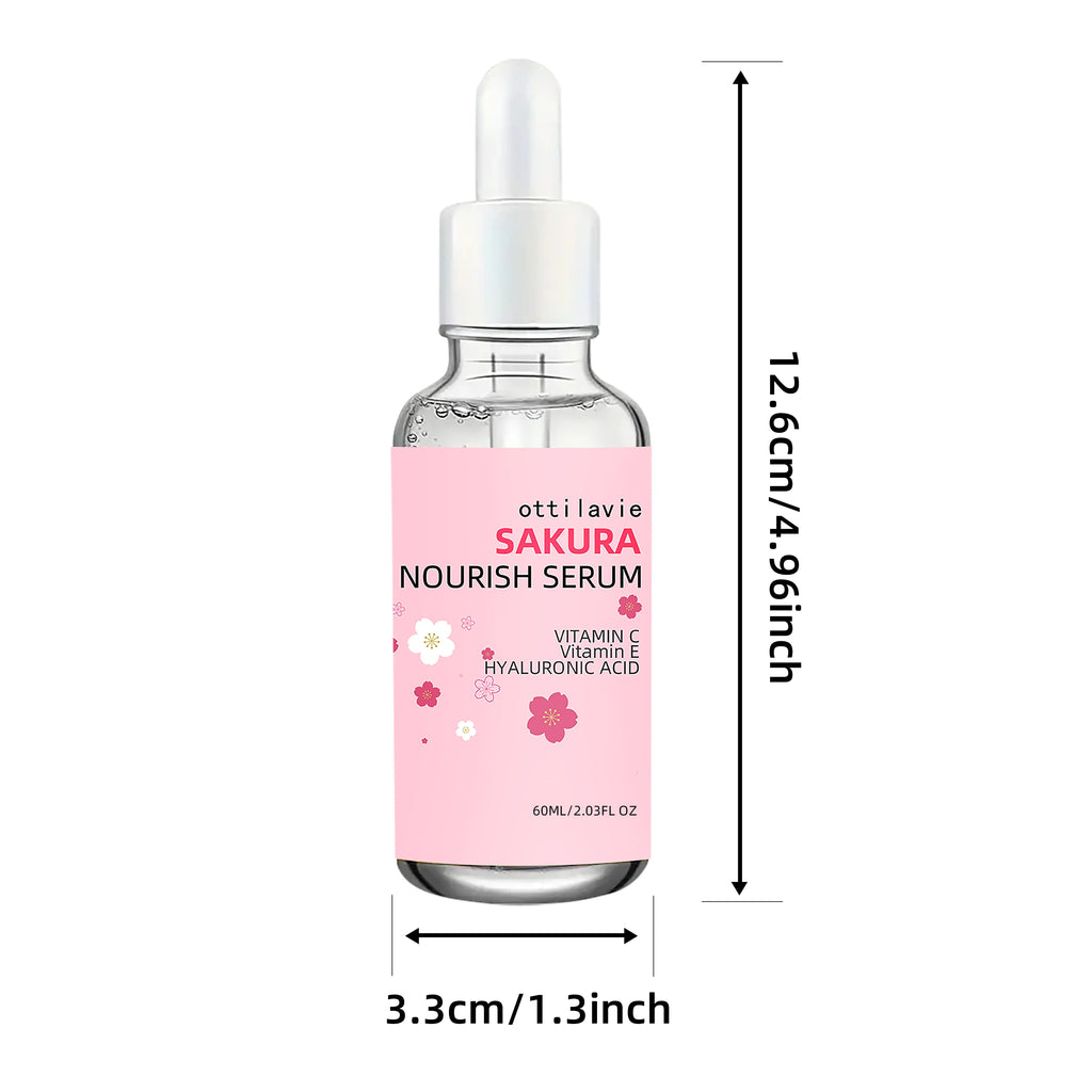 Ottilavie Sakura Serum Brightening Hydrating Face Body Lotion Cherry