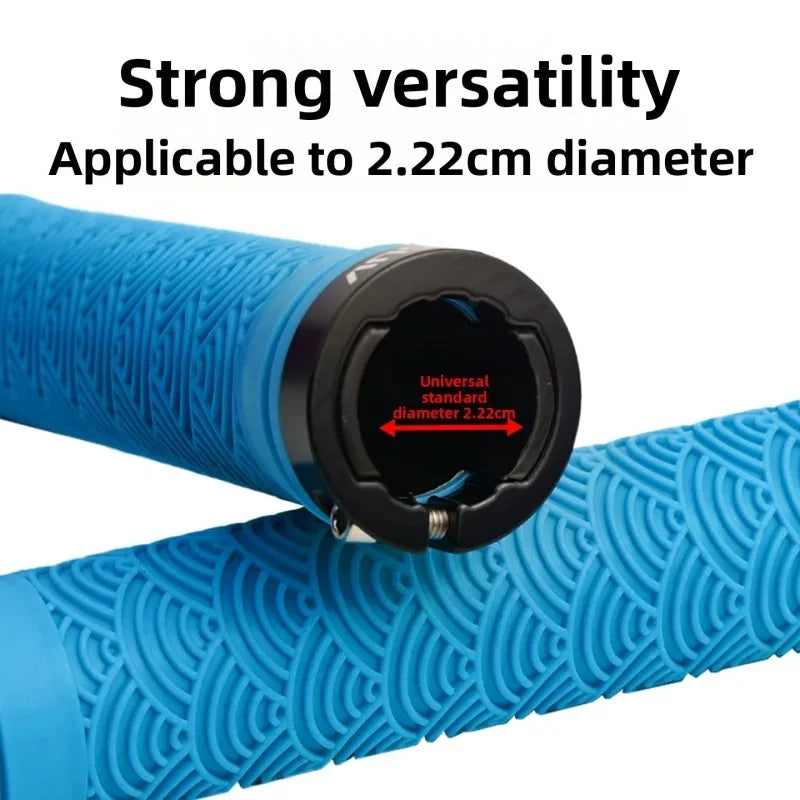 MTB Lock-On Handlebar Grips – Ergonomic Non-Slip Rubber Pair