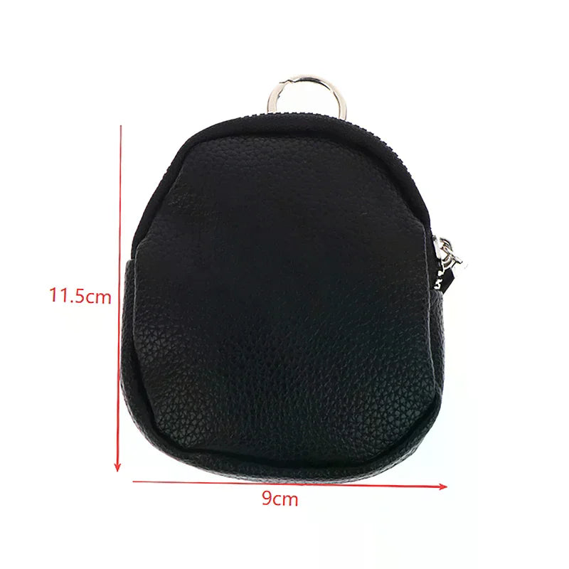 RFID Blocking Keychain Wallet – PU Leather Coin Purse & Key Pouch