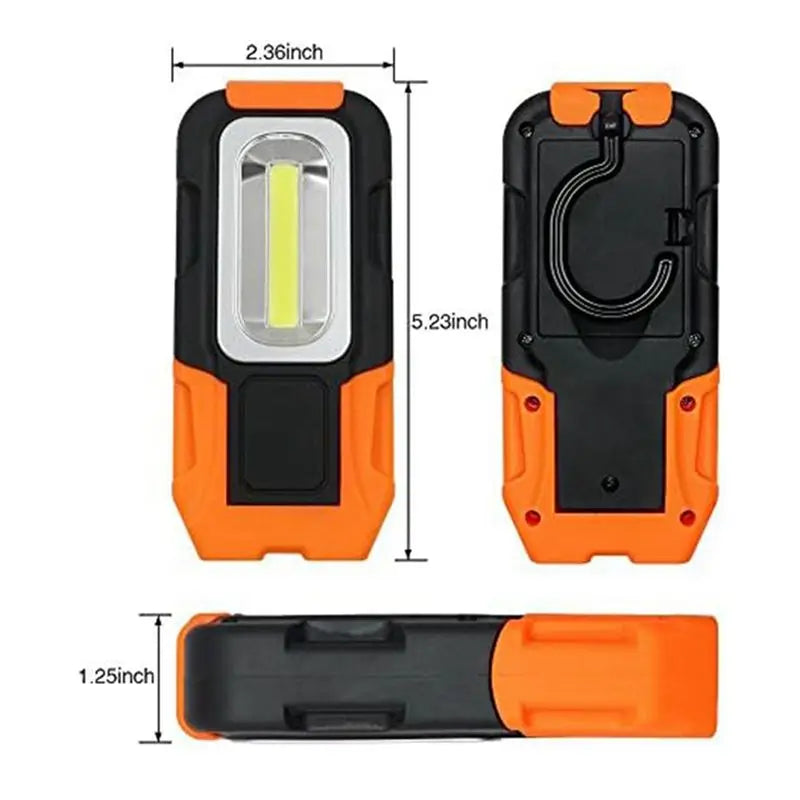 A36T- Portable LED Work Light Hanging Hook Magnetic Flashlight As
