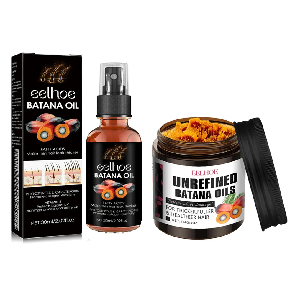 Eelhoe Batana Hair Conditioner & Growth Spray Kit | Dry Hair Repair