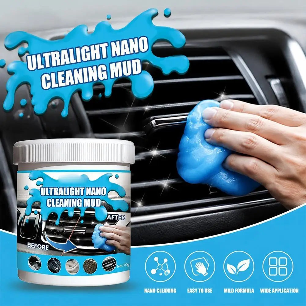 Nano Cleaning Gel 70g – Car Vents, Keyboard & Gap Dust Remover