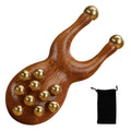Wooden Brass Facial Massager | Face Lifting & Skin Tightening