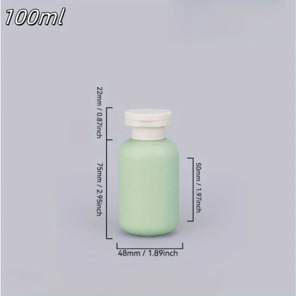 3-Pack Leak-Proof Refillable Travel Bottles | Flip Cap