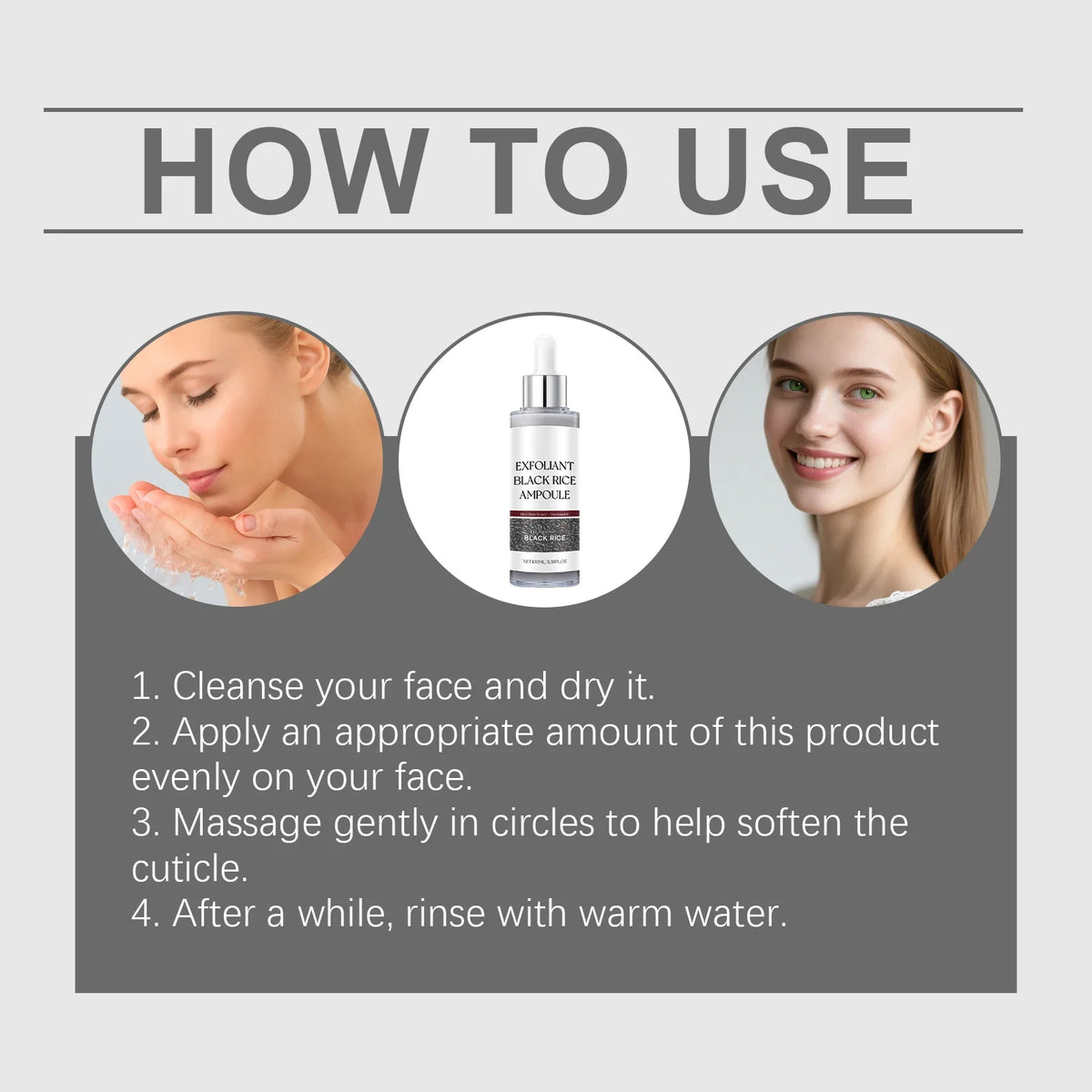 Black Rice Face Exfoliating Essence – Smooth & Soften Skin