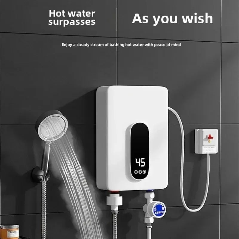 220V Tankless Instant Hot Water Heater | Compact On-Demand