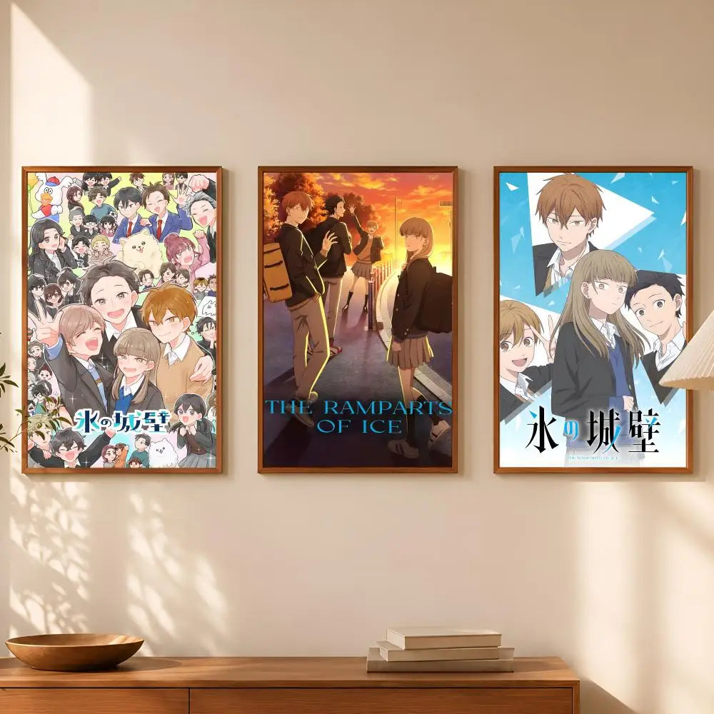 Anime Ramparts of Ice Self-Stick HD Poster – Waterproof Wall Art