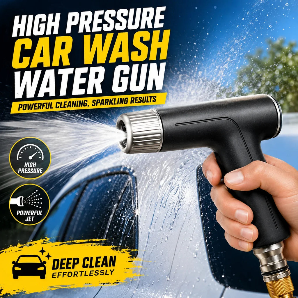 Adjustable High-Pressure Water Gun – Car Wash & Garden Nozzle