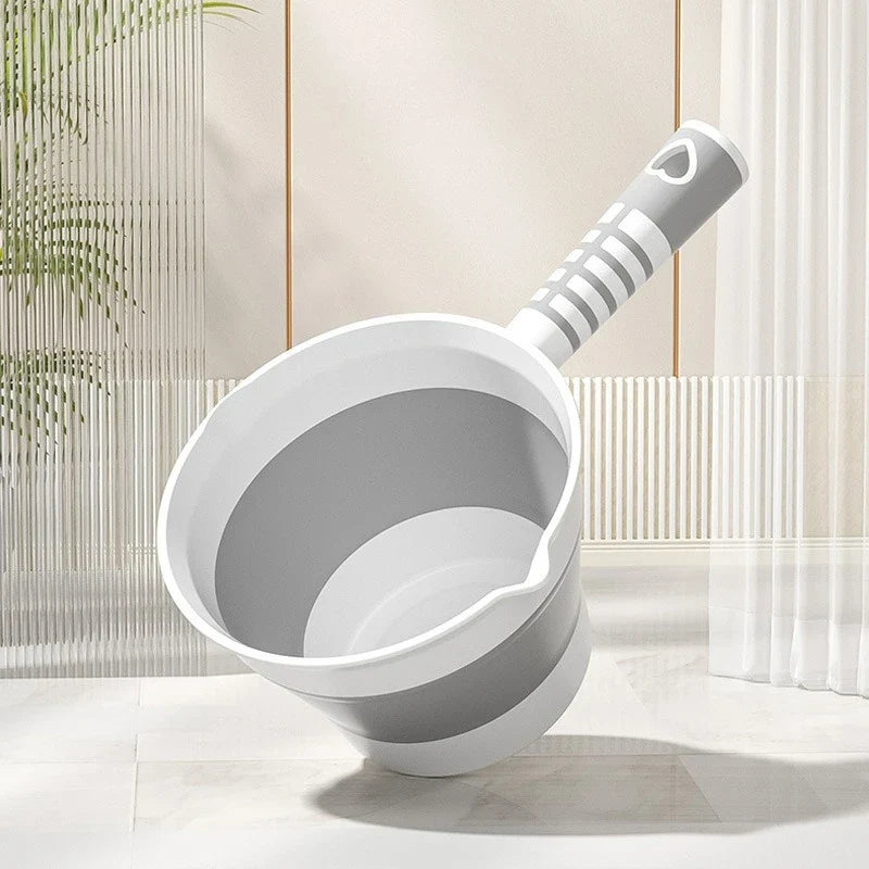 Foldable Collapsible Bucket & Water Scoop – 1–3L Portable
