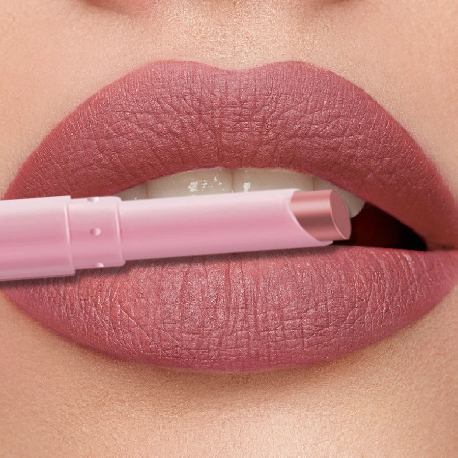 KAFURUX 15-Color Matte Waterproof Lip Liner Pencil | Long-Lasting
