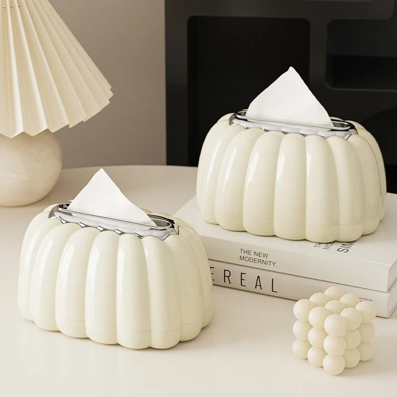 Modern Deluxe Tissue Box-with Pink Bow Living Room End Table Display