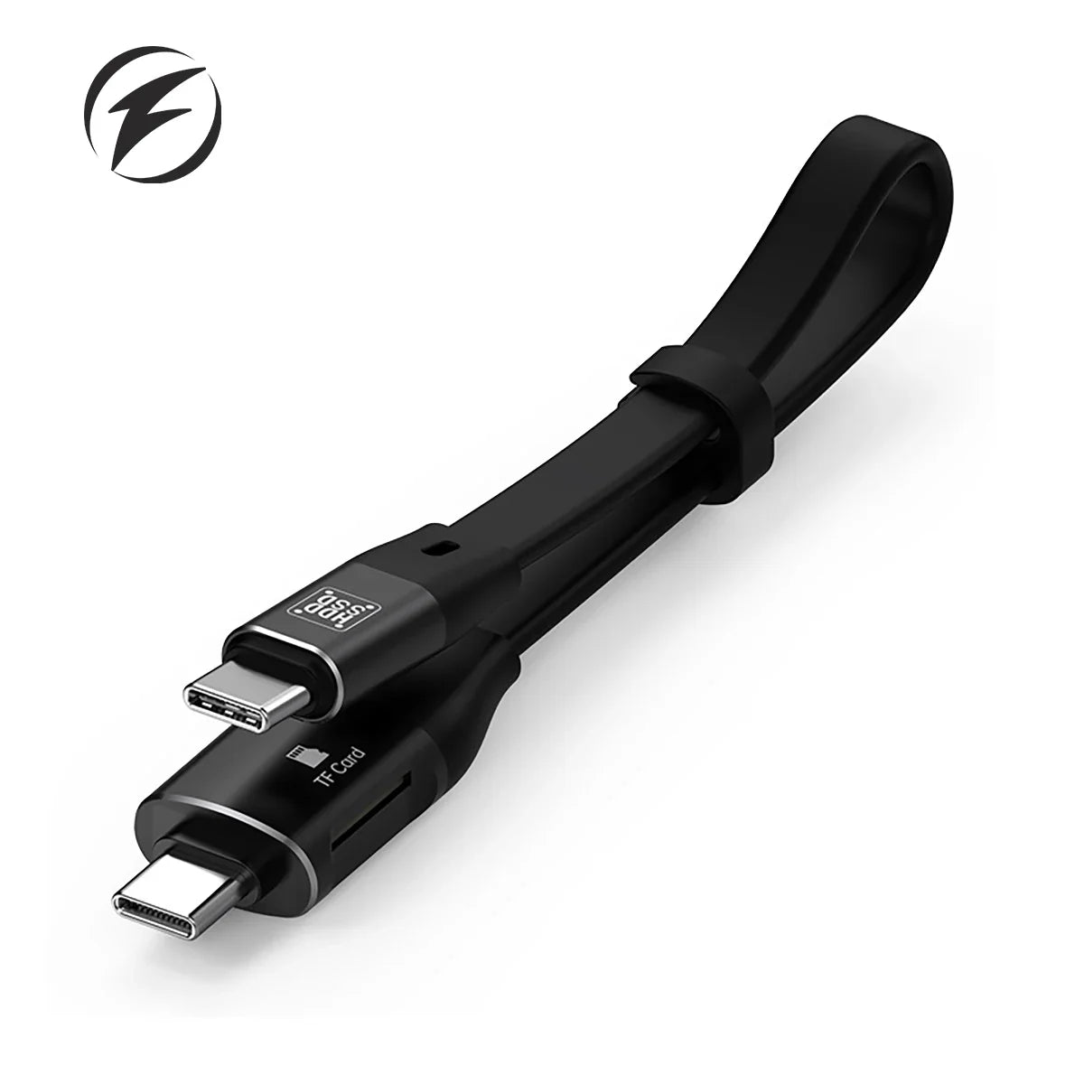 USB-C OTG Cable 100W 20cm – TF Card Reader USB 3.1 Gen2