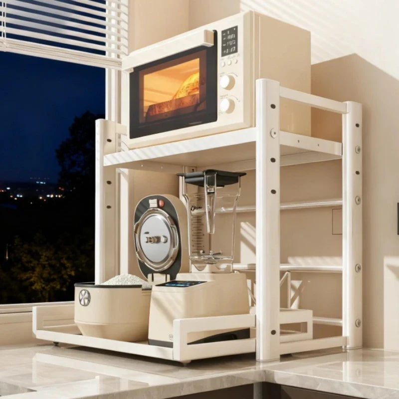 Expandable Kitchen Shelf Rack for Air Fryer, Rice Cooker & More