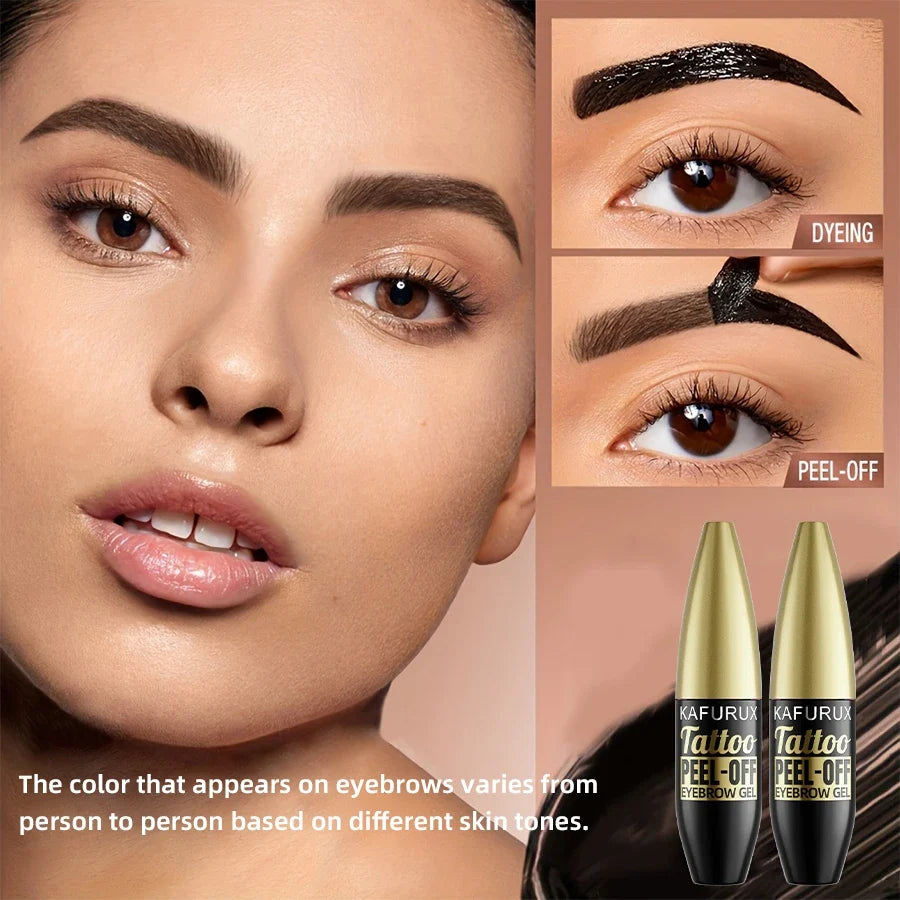 KAFURUX Peel-Off Eyebrow Gel Tint | Waterproof Semi-Permanent Brow