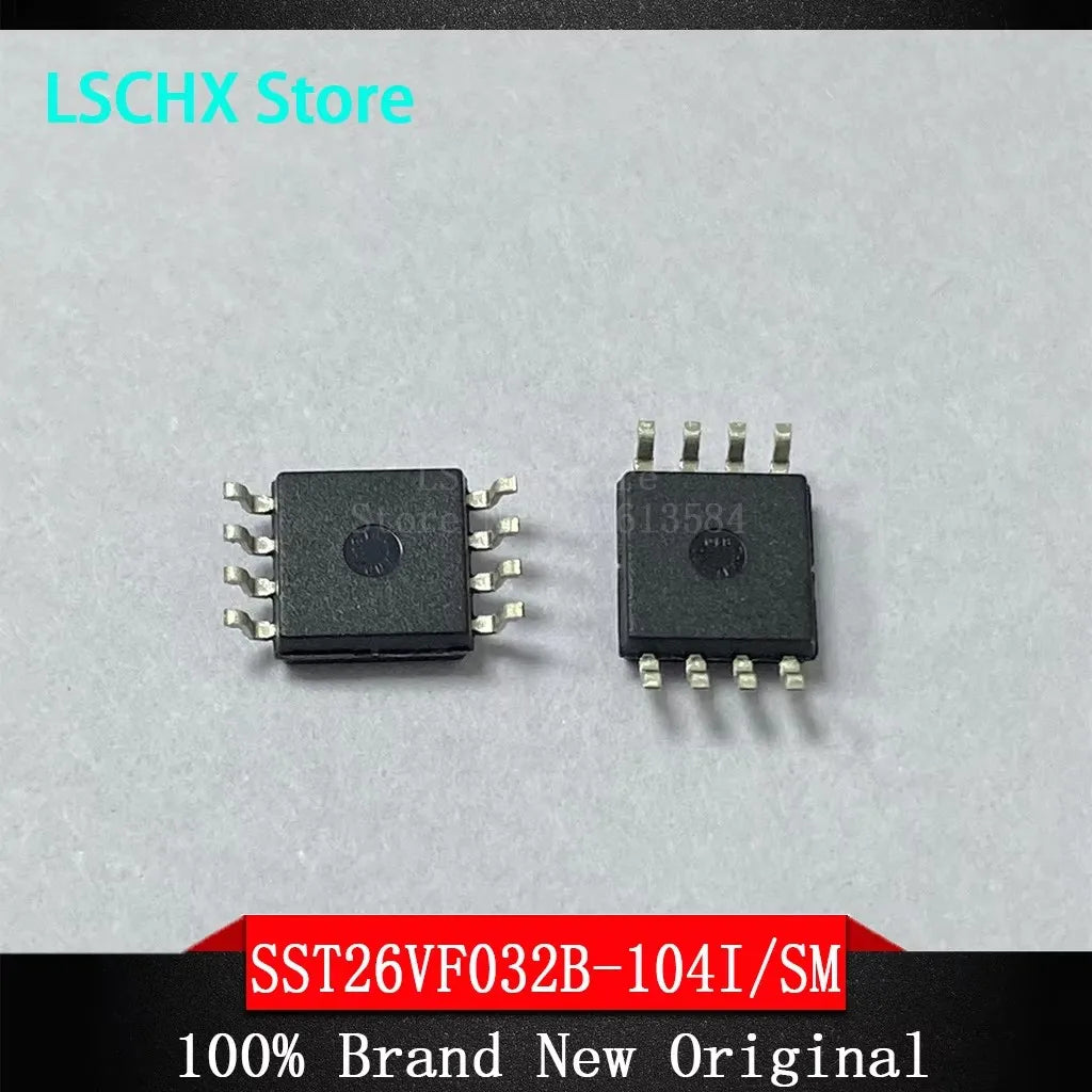 5pcs Mixed IC Chips – EEPROM, Microcontroller & Flash Memory