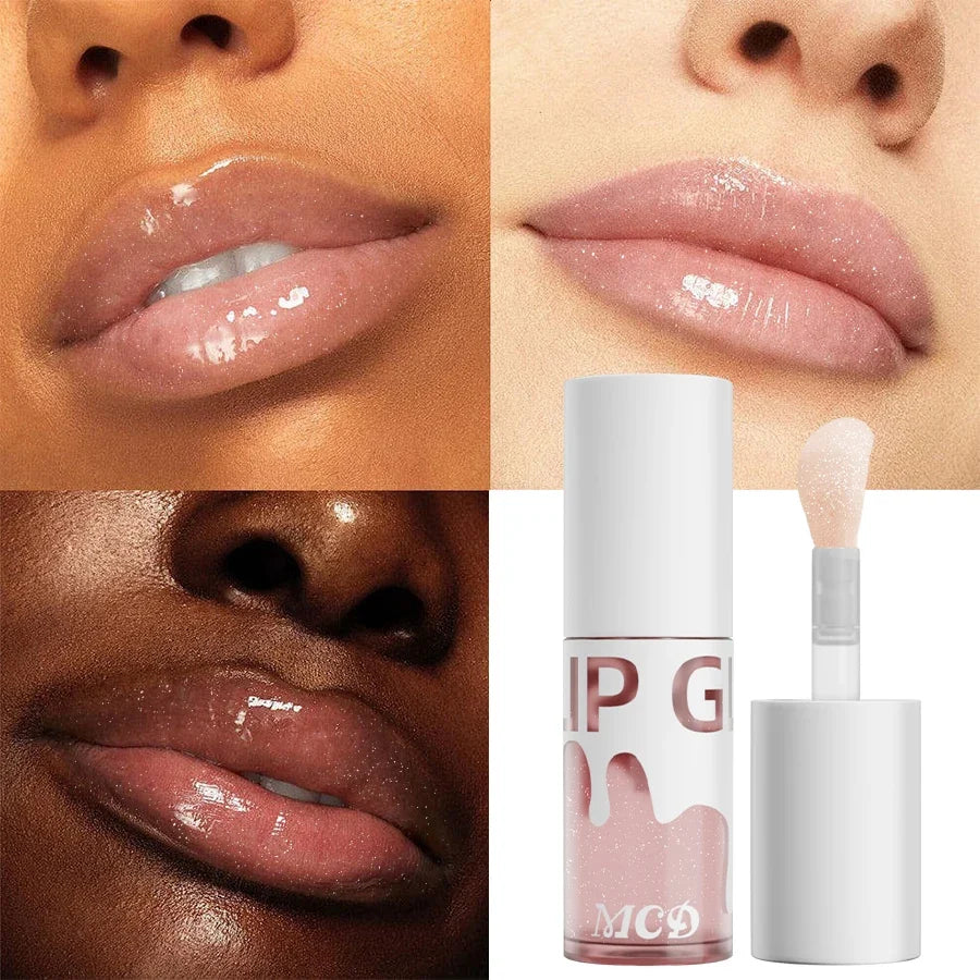 MCD Glitter Shimmer Lip Oil – Hydrating Plumping Glow Gloss