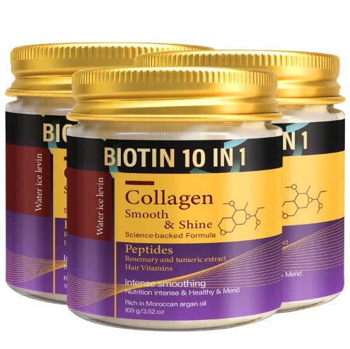 Collagen & Keratin Hair Mask – Biotin 10-in-1 Formula