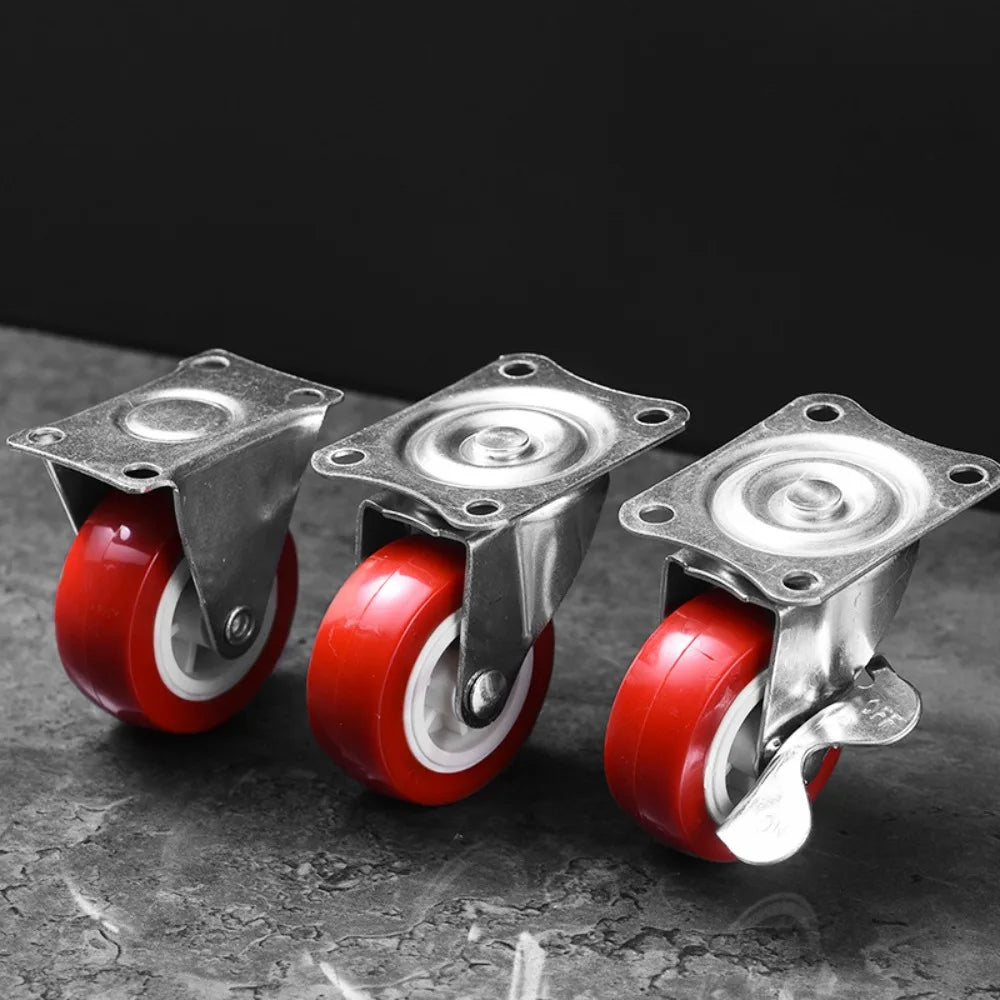 PVC Swivel Caster Wheels 1–2 Inch | Furniture & Trolley Rollers