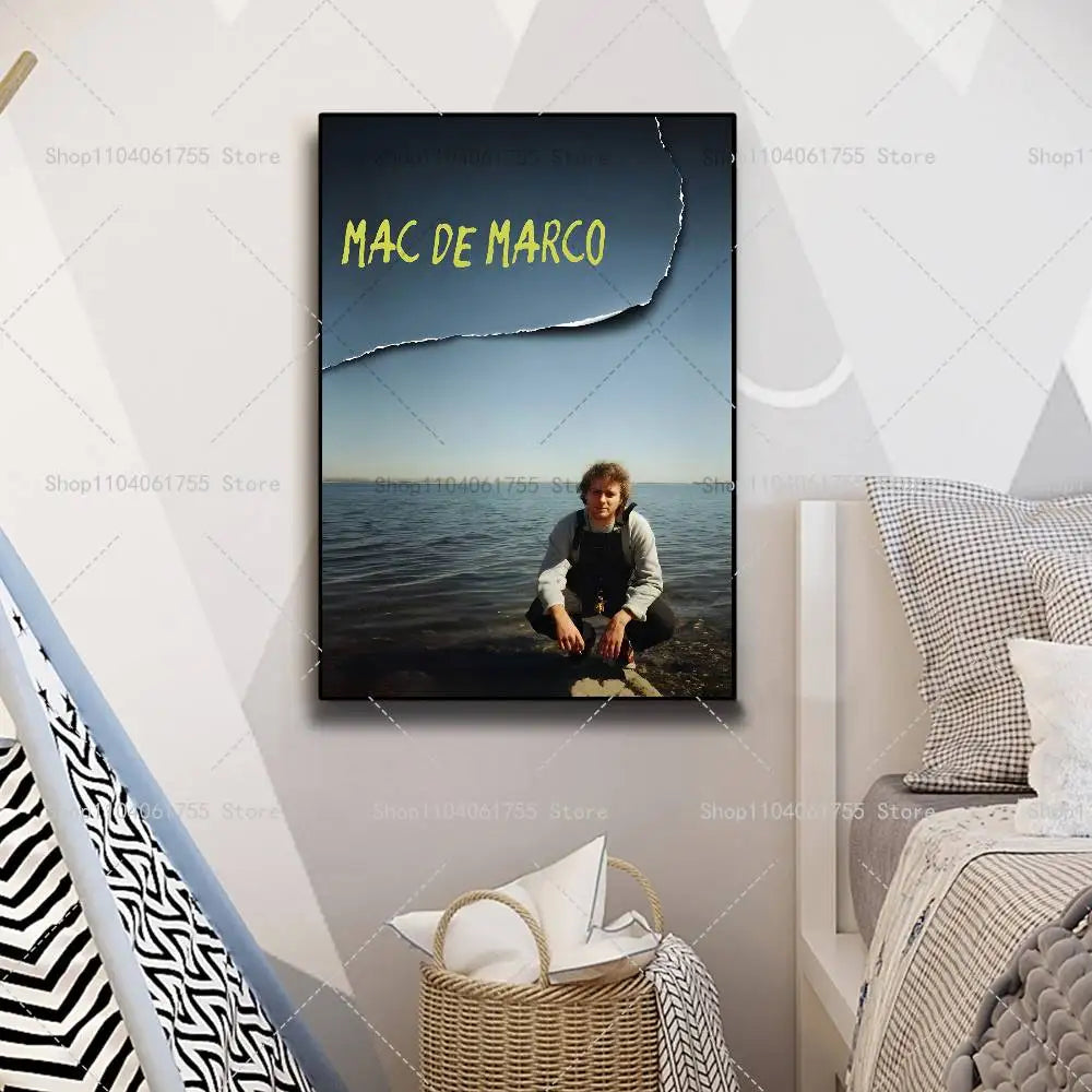 Mac DeMarco Poster – Self-Adhesive Wall Art Color Print
