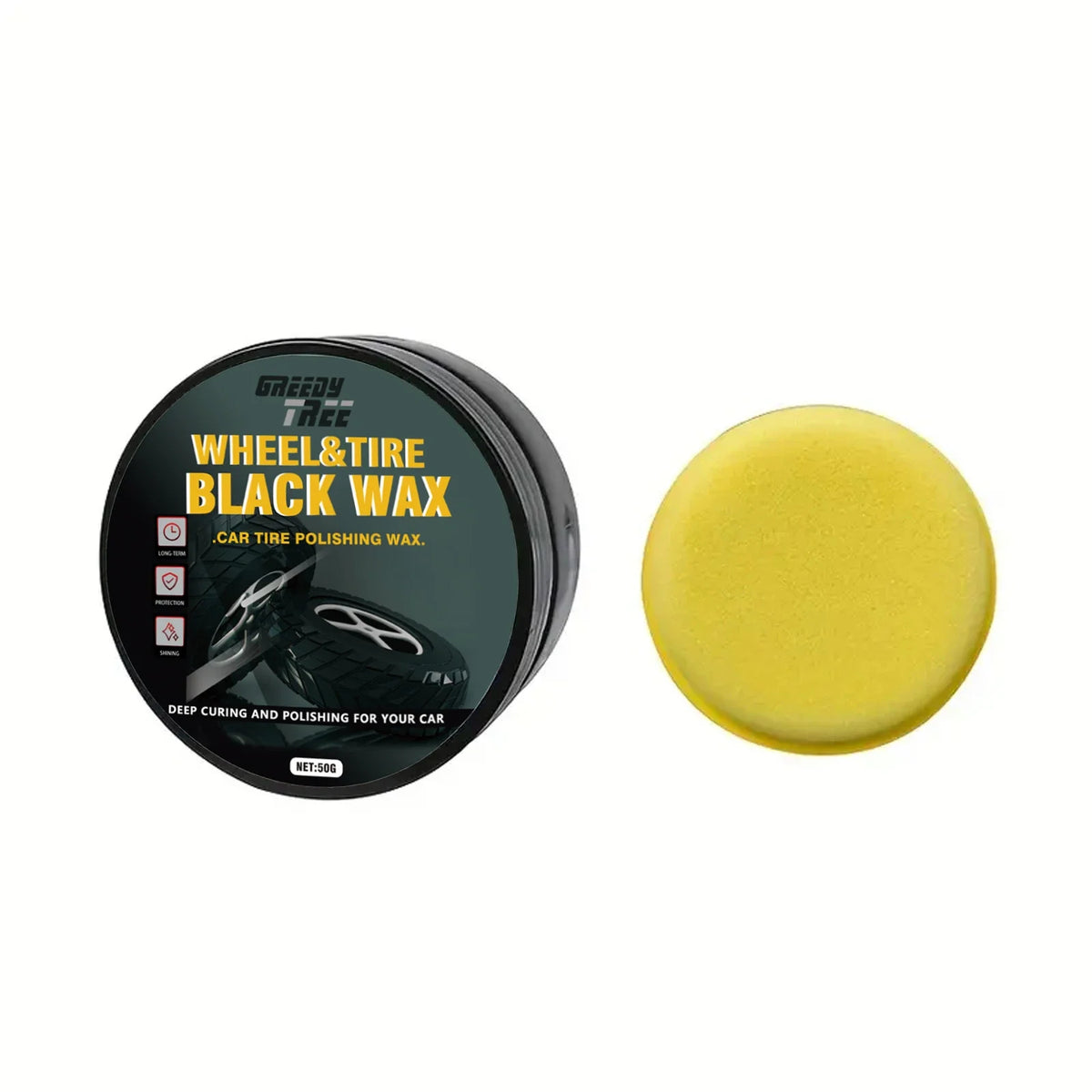 Tire & Wheel Shine Wax – Gloss Protection for Rubber & Vinyl