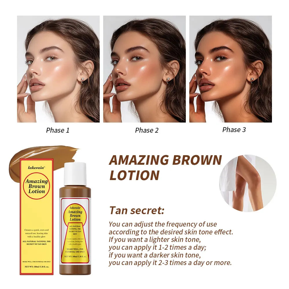 Self Tanning Lotion – Waterproof Bronze Glow Booster | 100ml