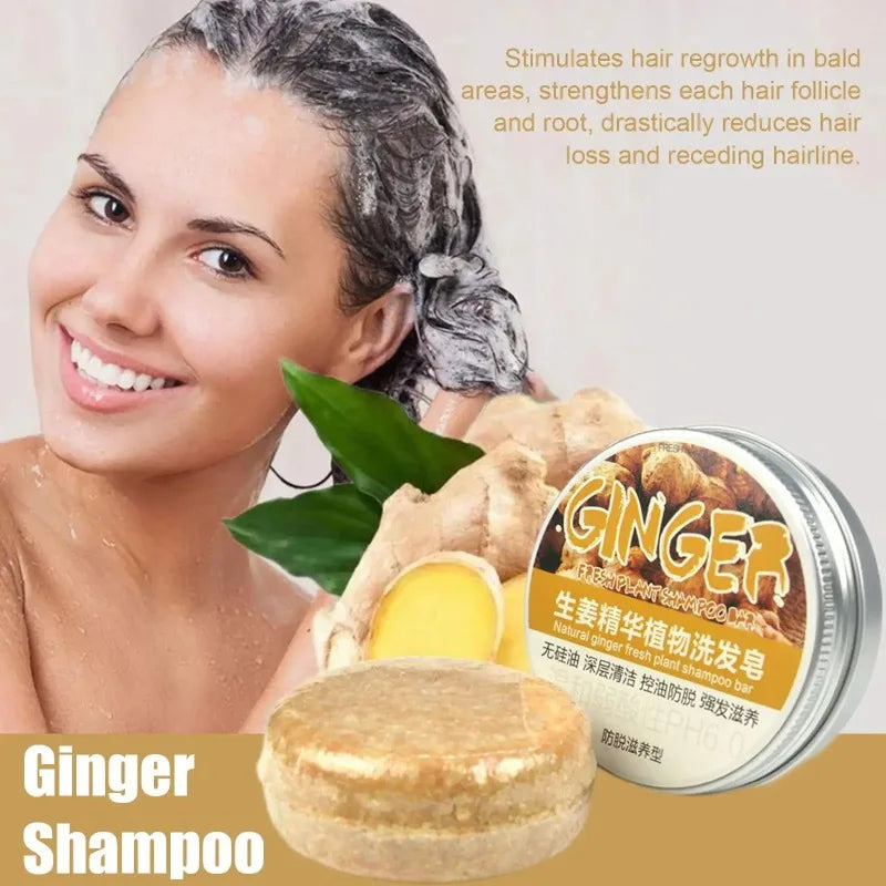 SADOER Ginger & Lavender Shampoo Bar – Soft, Silky Hair
