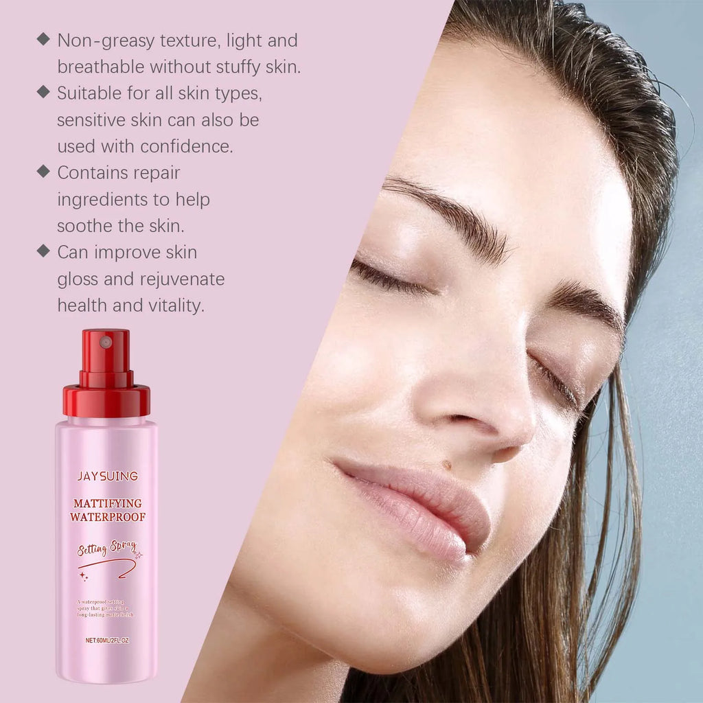 Jaysuing Matte Makeup Setting Spray – Waterproof & Oil Control